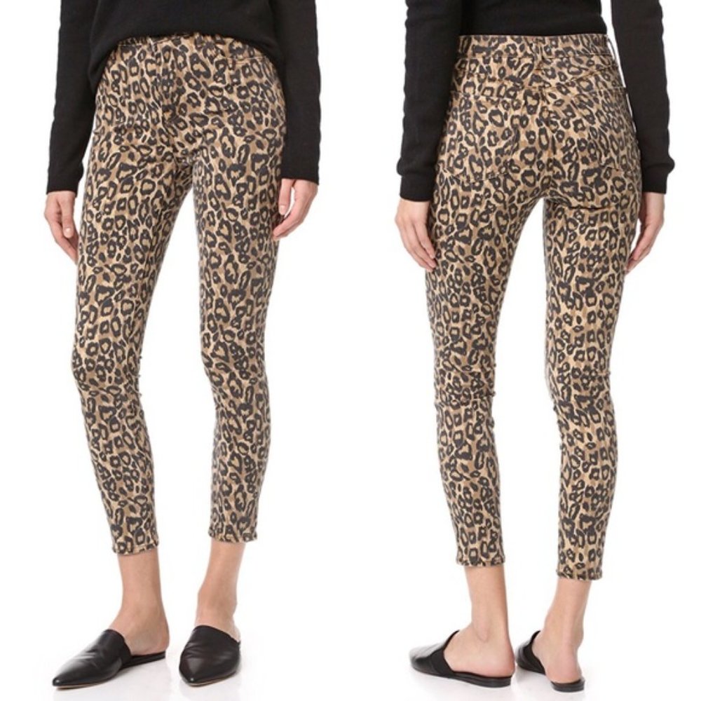 J Brand Alana Skinny in Golden Leopard Print